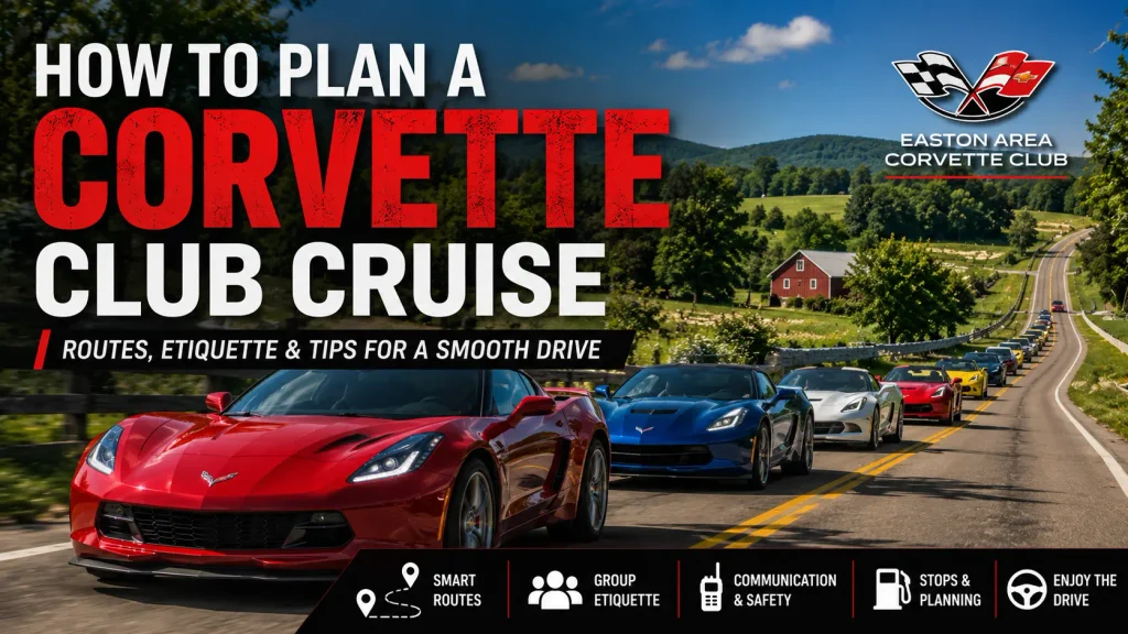How to Plan a Corvette Club Cruise in Pennsylvania